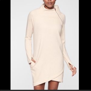 Athleta Cozy Karma Asym Dress